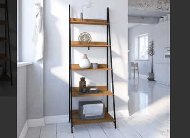 ESTANTE NACION MUEBLES LIRA MADERA NATURAL 5 NIVELES