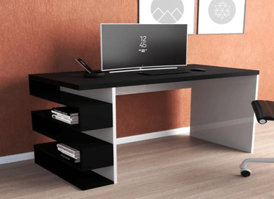 ESCRITORIO NACION MUEBLES NIC 40 CM X 100 CM GRIS OSCURO