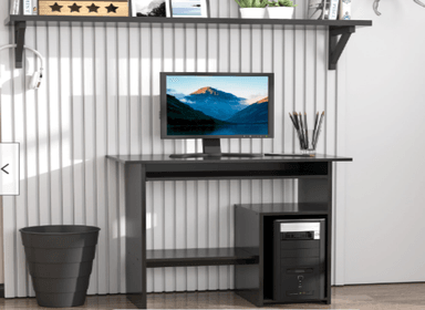 ESCRITORIO NACION MUEBLES DALIA 45 CM X 80 CM NEGRO