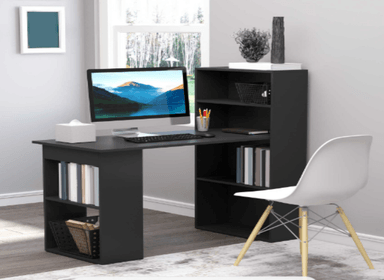 ESCRITORIO NACION MUEBLES ALID 52 CM X 120 CM NEGRO