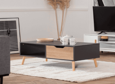 MESA DE CENTRO NACION MUEBLES MILA NEGRO