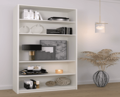 LIBRERO NACION MUEBLES ALICE BLANCO