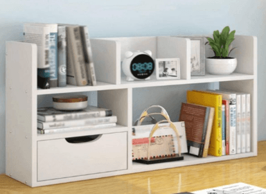 LIBRERO NACION MUEBLES LAZY BLANCO