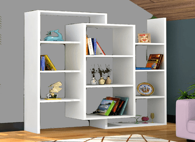 LIBRERO NACION MUEBLES NAT BLANCO