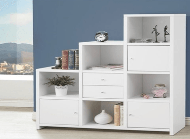 LIBRERO NACION MUEBLES ALICE BLANCO