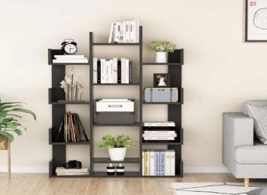 LIBRERO NACION MUEBLES ALE NEGRO