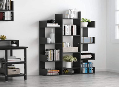 LIBRERO NACION MUEBLES ALE NEGRO - 2