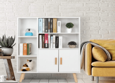 LIBRERO NACION MUEBLES ADARA BLANCO