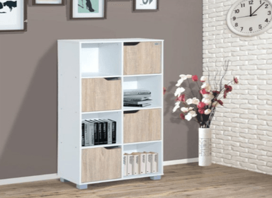 LIBRERO NACION MUEBLES ATENA BLANCO ATENEA