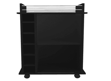 MUEBLE BAR NACION MUEBLES SENIOR NEGRO - 2