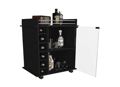 MUEBLE BAR NACION MUEBLES SENIOR NEGRO - 3