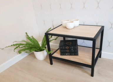 VELADOR NACION MUEBLES GRECIA ALBA NARANJA CLARO