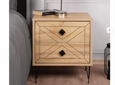 VELADOR NACION MUEBLES MILENE RÚSTICO MADERA NATURAL