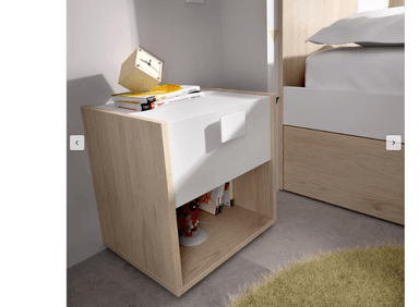 VELADOR NACION MUEBLES MICA ELEGANTE MADERA NATURAL