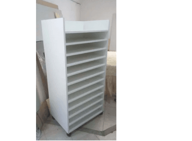 VELADOR NACION MUEBLES ADARA CON ESTANTERIA BLANCO