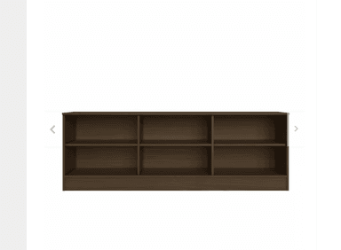 MUEBLE PARA TV NACION MUEBLES MELAMINA RAFA MARRÓN OSCURO - 2