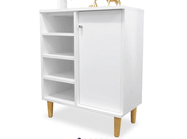 ZAPATERA NACION MUEBLES ROMA BLANCO MATE - 3