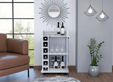 MUEBLE BAR NACION MUEBLES KAIA ELEGANTE BLANCO