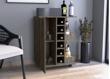 MUEBLE BAR NACION MUEBLES GRECIA MARRON CLARO - 1