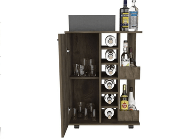 MUEBLE BAR NACION MUEBLES GRECIA MARRON CLARO - 2