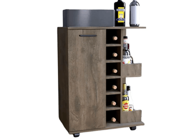 MUEBLE BAR NACION MUEBLES GRECIA MARRON CLARO - 3