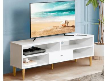 MUEBLE PARA TV NACION MUEBLES REIK BLANCO