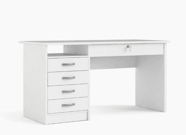ESCRITORIO NACION MUEBLES LUCAS 45 CM X 110 CM BLANCO