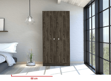 ROPERO NACION MUEBLES ISABELLA COÑAC NM CAFE OSCURO