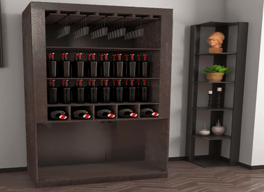 MUEBLE BAR NACION MUEBLES SELENE NM WENGUE