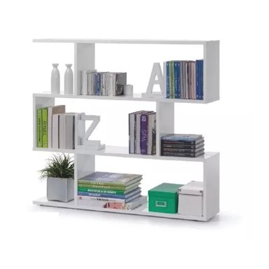 LIBRERO NACION MUEBLES BEATRICE COLOR BLANCO
