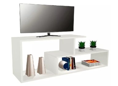 CENTRO DE ENTRETENIMIENTO NACION MUEBLES ABIGAIL COLOR BLANCO