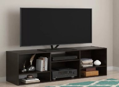 CENTRO DE ENTRETENIMIENTO NACION MUEBLES OLIVIA COLOR NEGRO