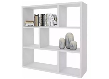 LIBRERO NACION MUEBLES ALESSIA BLANCO