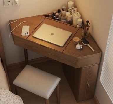 TOCADOR NACION MUEBLES MILE MARRÓN RÚSTICO MODERNO MULTIUSOS