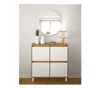 ZAPATERO NACION MUEBLES MOSTAZA DAGE MODERNO