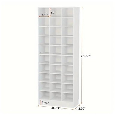 ZAPATERA NACION MUEBLES ROLO COLOR BLANCO NM - 3