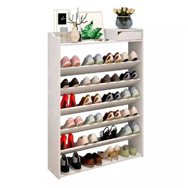 ZAPATERA NACION MUEBLES RILO COLOR BLANCO NM