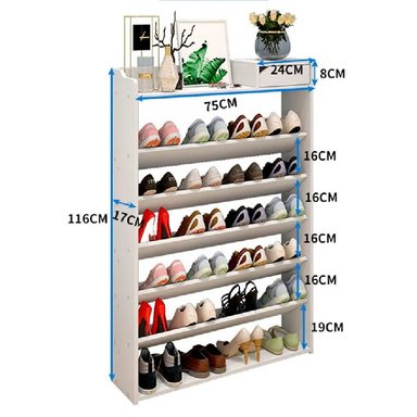 ZAPATERA NACION MUEBLES RILO COLOR BLANCO NM - 3