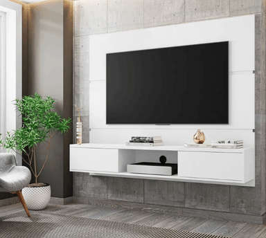 CENTRO DE TV NACION MUEBLES MODERNO COLOR BLANCO