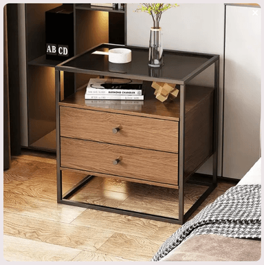 VELADOR NACION MUEBLES PABLO MODERNO COLOR MARRÓN