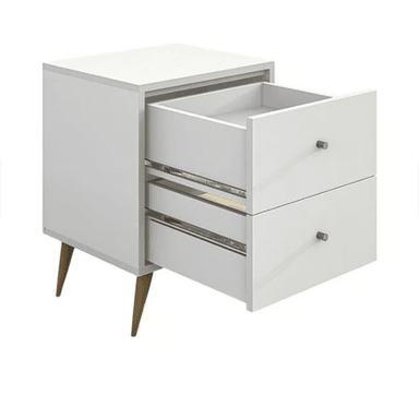 VELADOR NACION MUEBLES VINTAGE PURO CAJON OCULTO COLOR BLANCO