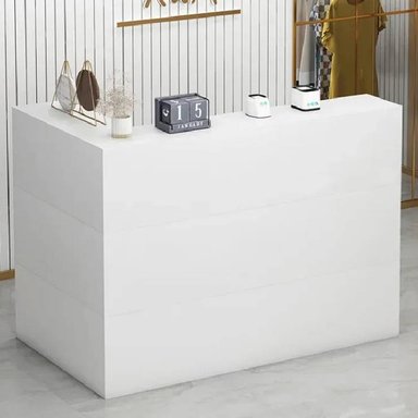 ESCRITORIO NACION MUEBLES COUNTER PARA OFICINA PETER COLOR BLANCO NM