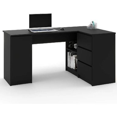 ESCRITORIO NACION MUEBLES ALEJANDRO COLOR NEGRO NM