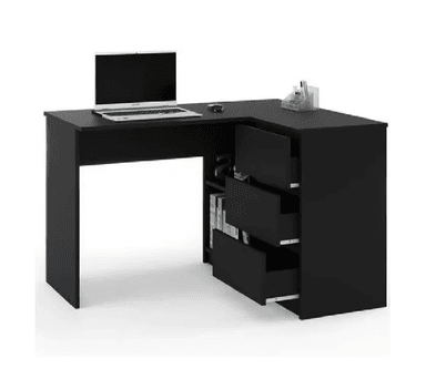ESCRITORIO NACION MUEBLES ESTEBAN COLOR NEGRO - 2