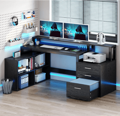 ESCRITORIO NACION MUEBLES MICHAEL COLOR NEGRO