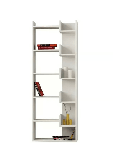 LIBRERO NACION MUEBLES JAIRO COLOR BLANCO - 2