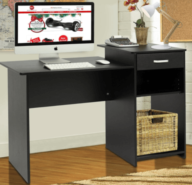 ESCRITORIO NACION MUEBLES LUCY COLOR NEGRO