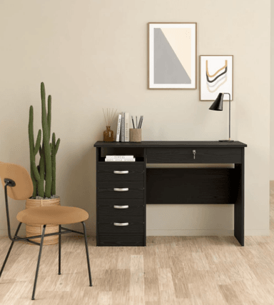 ESCRITORIO NACION MUEBLES GIBLET COLOR NEGRO