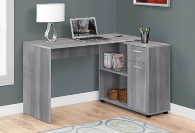 ESCRITORIO NACION MUEBLES MILENA COLOR GRIS