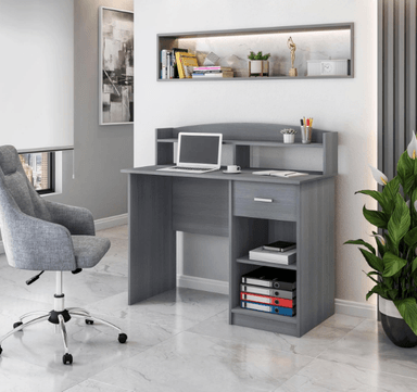 ESCRITORIO NACION MUEBLES SAXZ COLOR GRIS